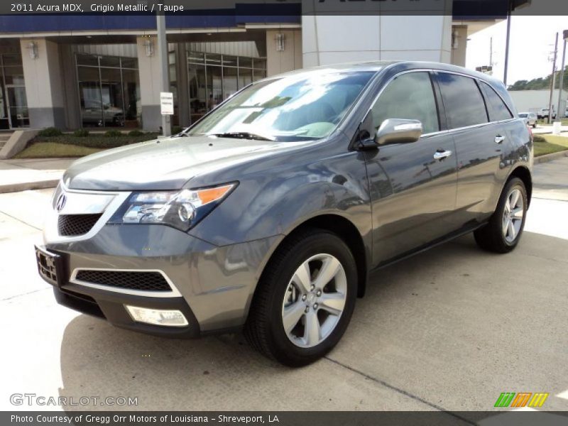 Grigio Metallic / Taupe 2011 Acura MDX