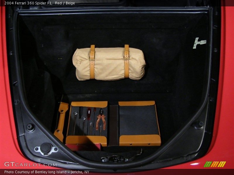 Red / Beige 2004 Ferrari 360 Spider F1