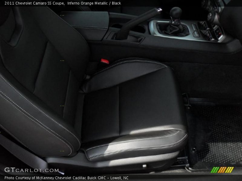 Inferno Orange Metallic / Black 2011 Chevrolet Camaro SS Coupe