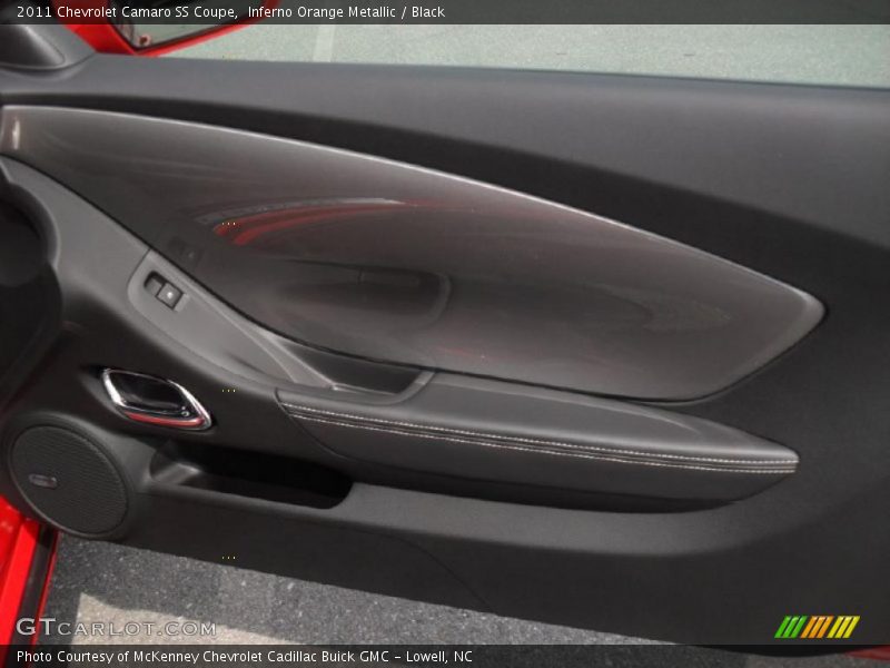Inferno Orange Metallic / Black 2011 Chevrolet Camaro SS Coupe