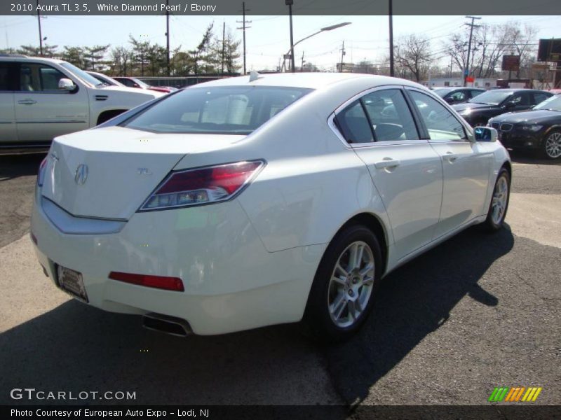 White Diamond Pearl / Ebony 2010 Acura TL 3.5