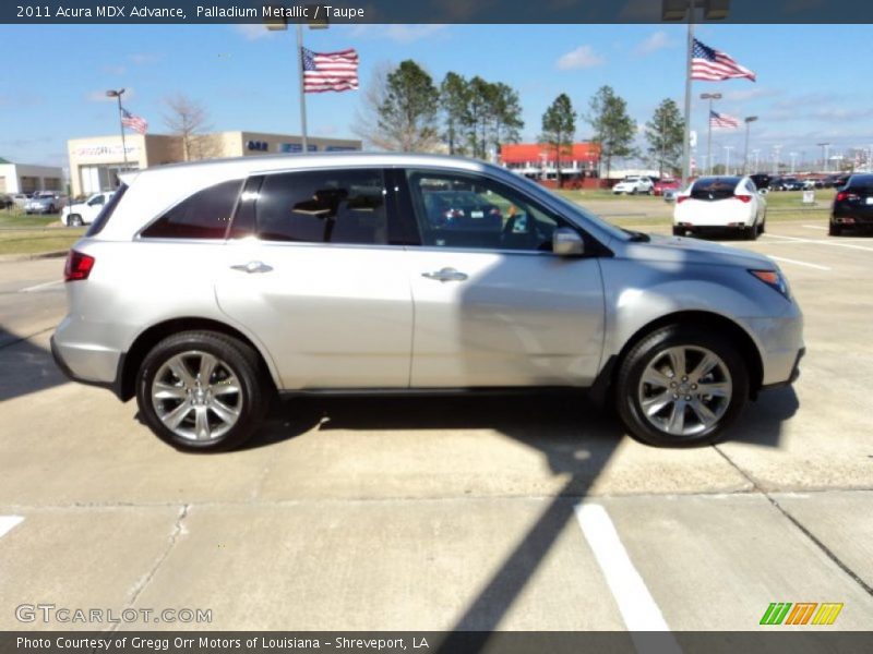 Palladium Metallic / Taupe 2011 Acura MDX Advance