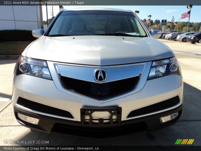 Palladium Metallic / Taupe 2011 Acura MDX Advance
