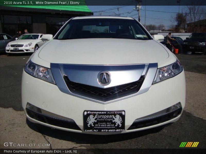 White Diamond Pearl / Ebony 2010 Acura TL 3.5