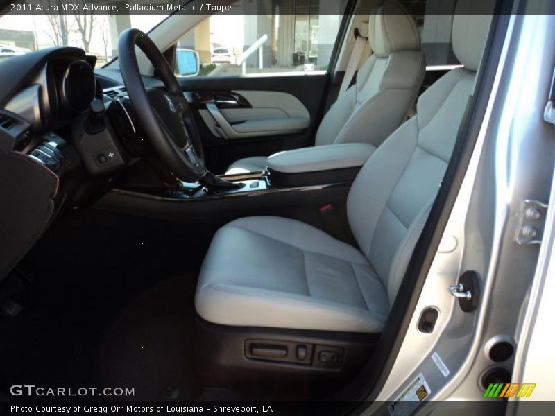Palladium Metallic / Taupe 2011 Acura MDX Advance