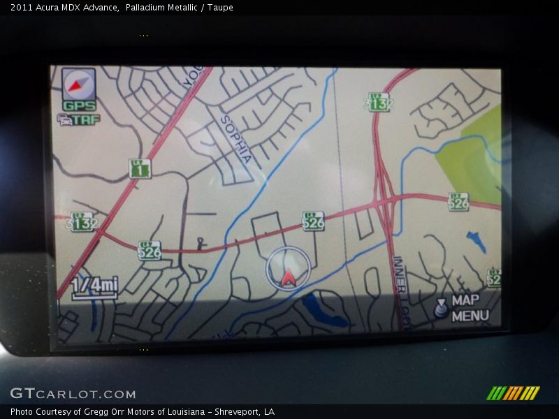 Navigation of 2011 MDX Advance