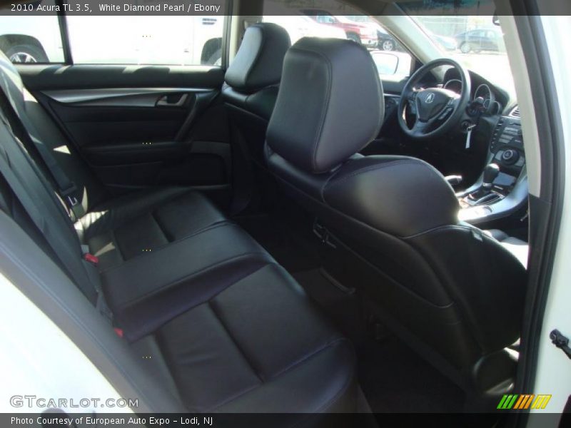 White Diamond Pearl / Ebony 2010 Acura TL 3.5
