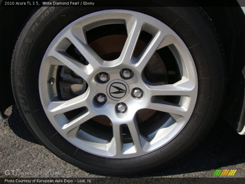White Diamond Pearl / Ebony 2010 Acura TL 3.5