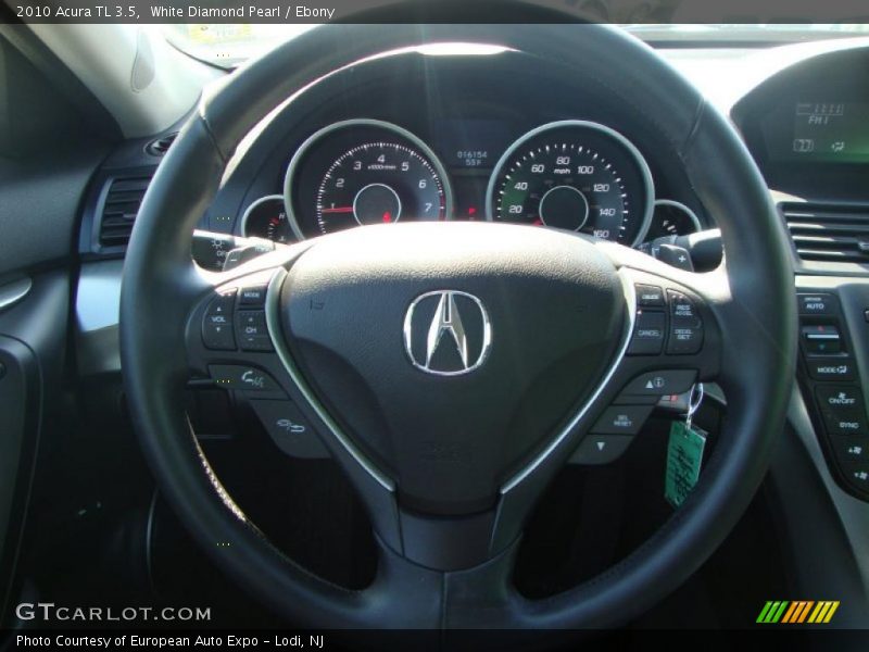 White Diamond Pearl / Ebony 2010 Acura TL 3.5