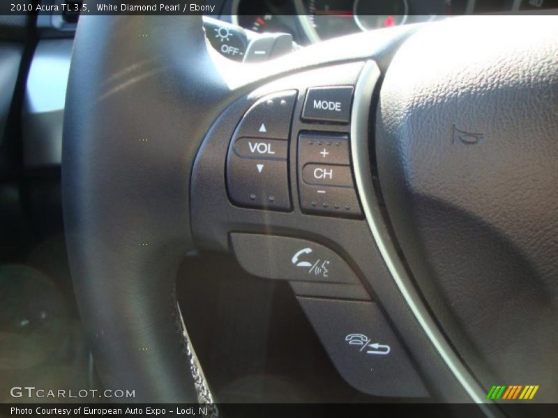 White Diamond Pearl / Ebony 2010 Acura TL 3.5