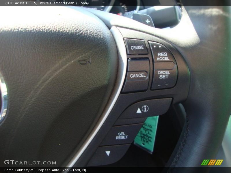 White Diamond Pearl / Ebony 2010 Acura TL 3.5