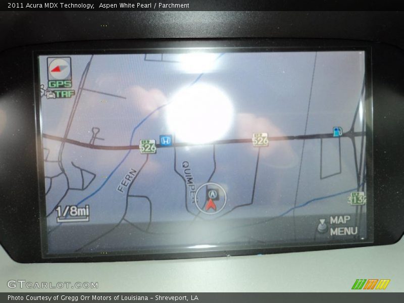 Navigation of 2011 MDX Technology