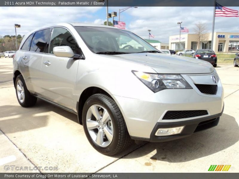 Front 3/4 View of 2011 MDX Technology