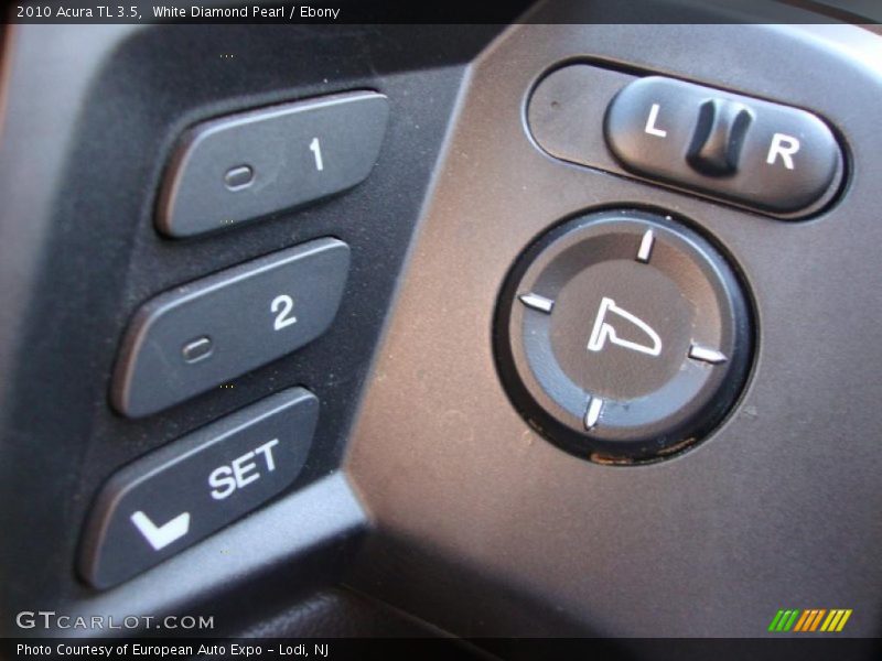 White Diamond Pearl / Ebony 2010 Acura TL 3.5