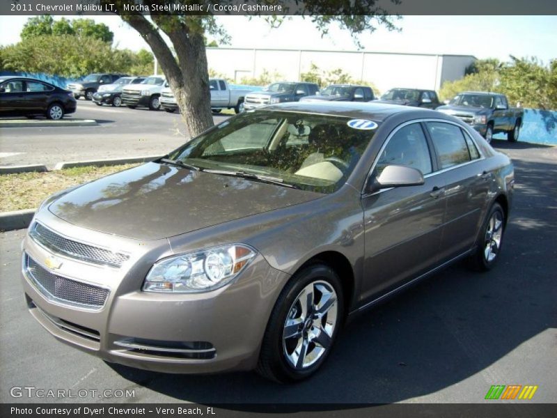 Mocha Steel Metallic / Cocoa/Cashmere 2011 Chevrolet Malibu LT