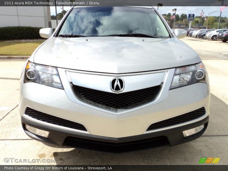 Palladium Metallic / Ebony 2011 Acura MDX Technology