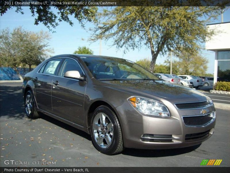 Mocha Steel Metallic / Cocoa/Cashmere 2011 Chevrolet Malibu LT