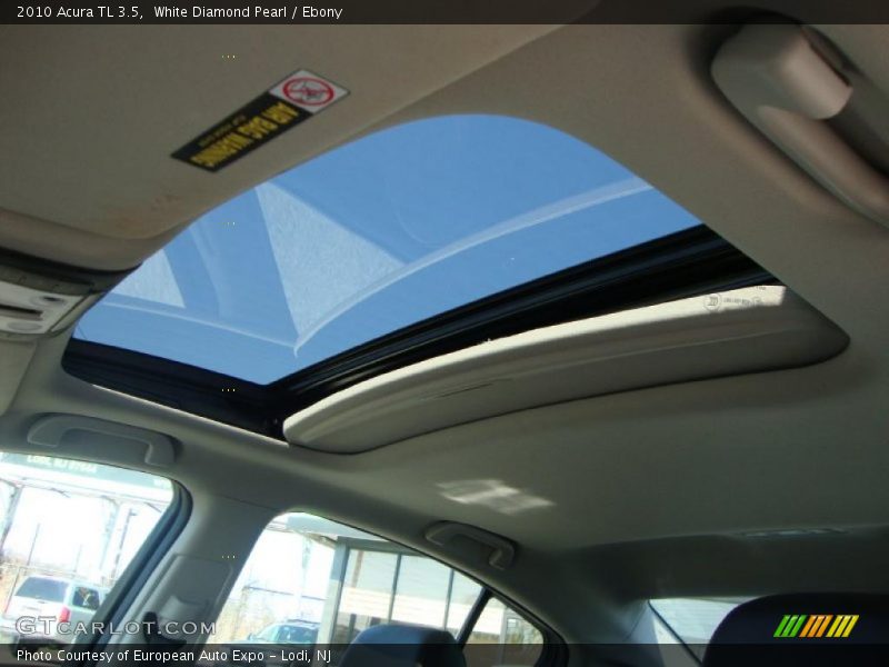 White Diamond Pearl / Ebony 2010 Acura TL 3.5