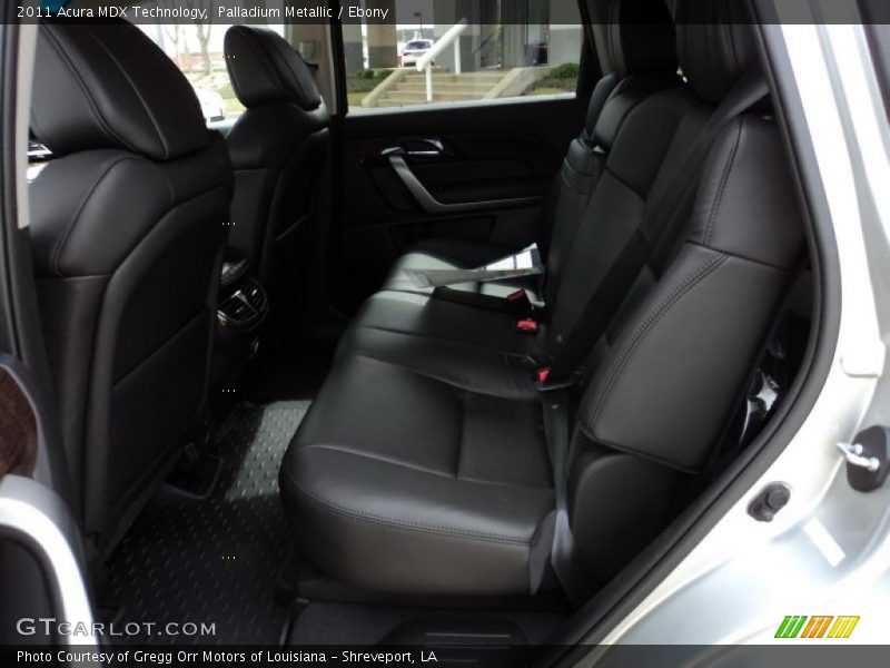  2011 MDX Technology Ebony Interior