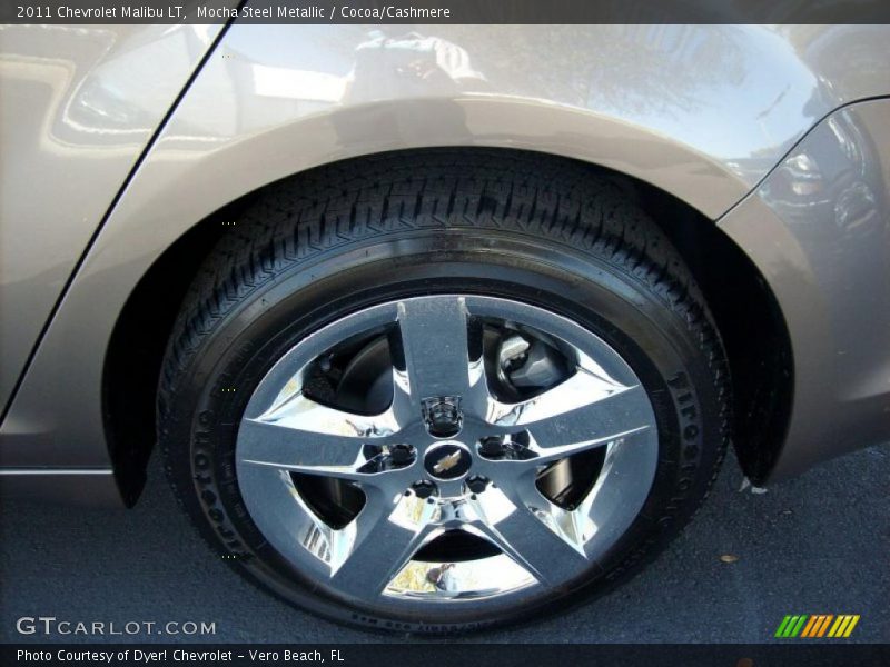 Mocha Steel Metallic / Cocoa/Cashmere 2011 Chevrolet Malibu LT