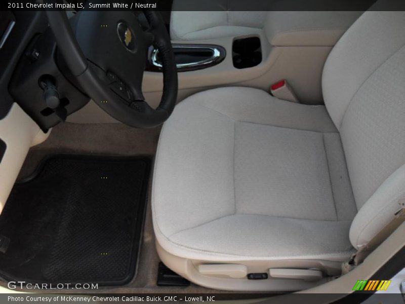 Summit White / Neutral 2011 Chevrolet Impala LS