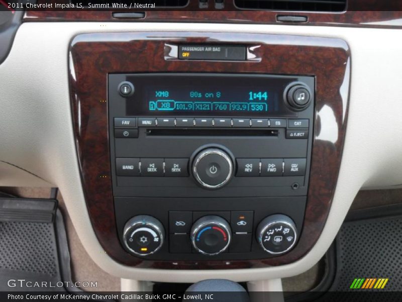 Summit White / Neutral 2011 Chevrolet Impala LS