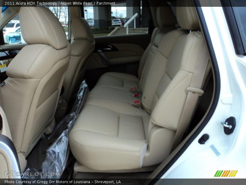 Aspen White Pearl / Parchment 2011 Acura MDX Technology