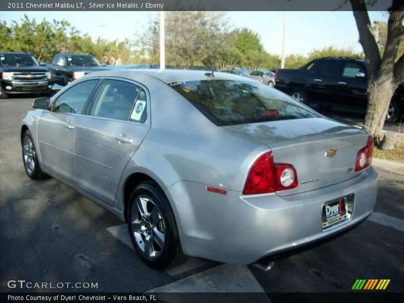 Silver Ice Metallic / Ebony 2011 Chevrolet Malibu LT