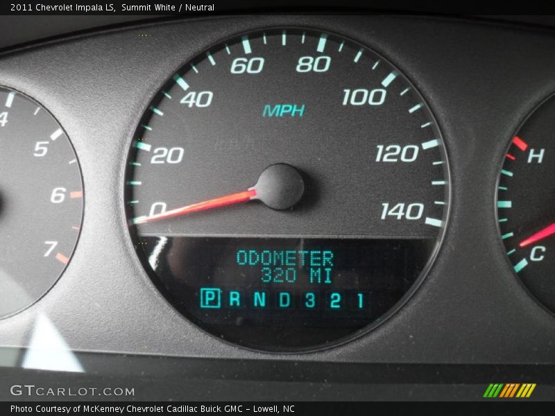 Summit White / Neutral 2011 Chevrolet Impala LS