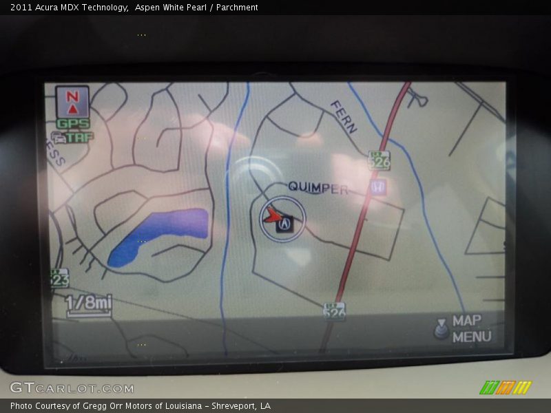 Navigation of 2011 MDX Technology