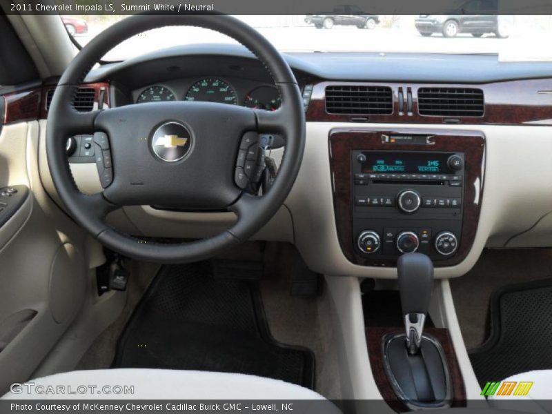 Summit White / Neutral 2011 Chevrolet Impala LS