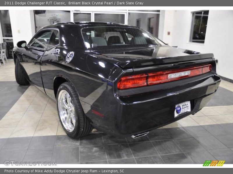 Brilliant Black Crystal Pearl / Dark Slate Gray 2011 Dodge Challenger R/T Classic