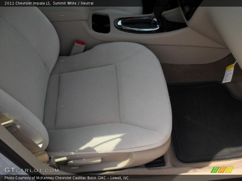 Summit White / Neutral 2011 Chevrolet Impala LS