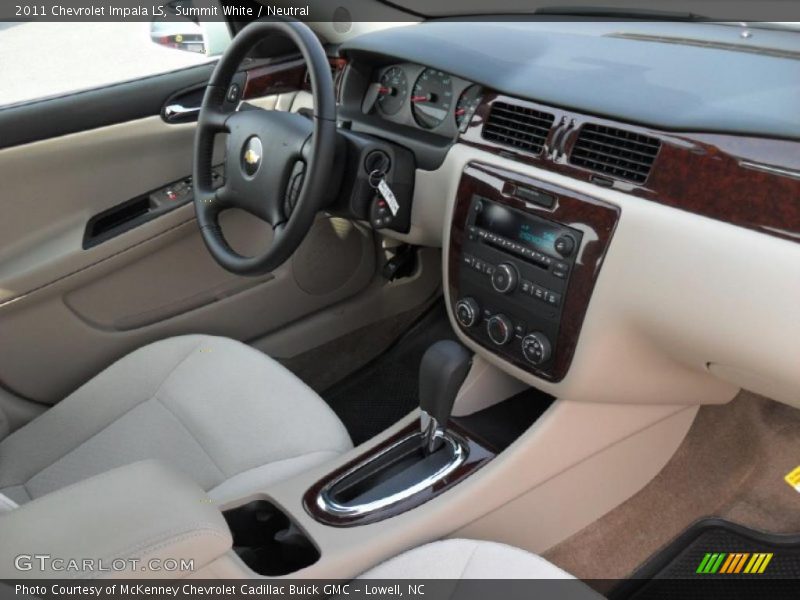 Summit White / Neutral 2011 Chevrolet Impala LS