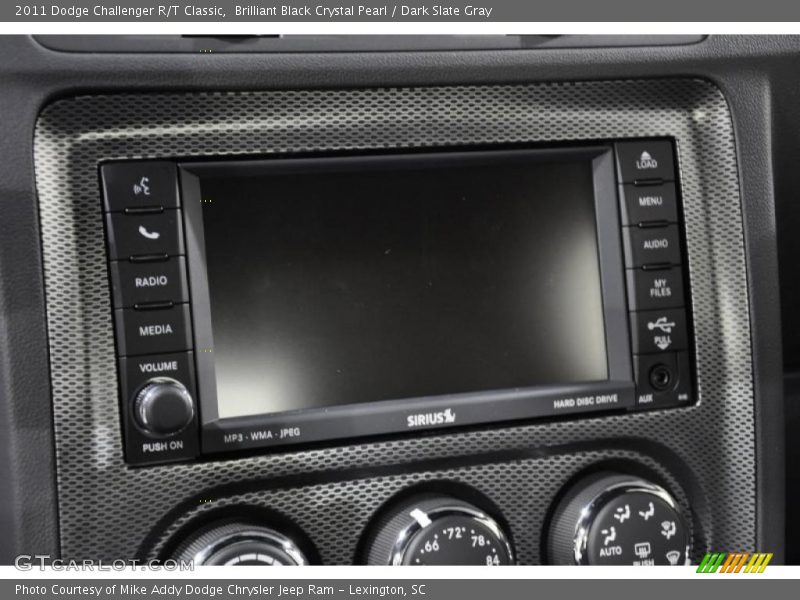 Controls of 2011 Challenger R/T Classic