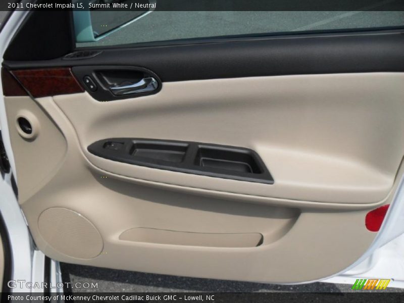 Summit White / Neutral 2011 Chevrolet Impala LS