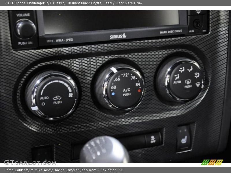 Controls of 2011 Challenger R/T Classic