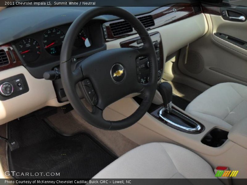 Summit White / Neutral 2011 Chevrolet Impala LS