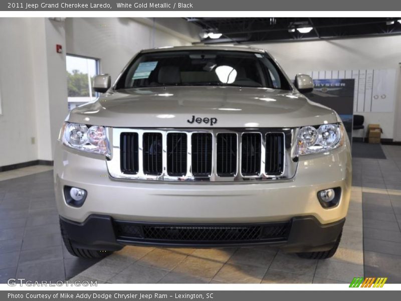 White Gold Metallic / Black 2011 Jeep Grand Cherokee Laredo