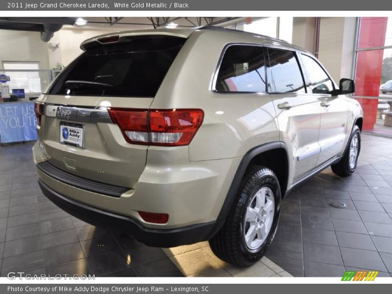 White Gold Metallic / Black 2011 Jeep Grand Cherokee Laredo
