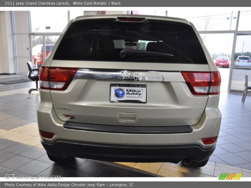 White Gold Metallic / Black 2011 Jeep Grand Cherokee Laredo