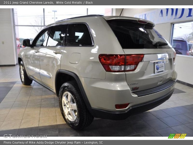 White Gold Metallic / Black 2011 Jeep Grand Cherokee Laredo