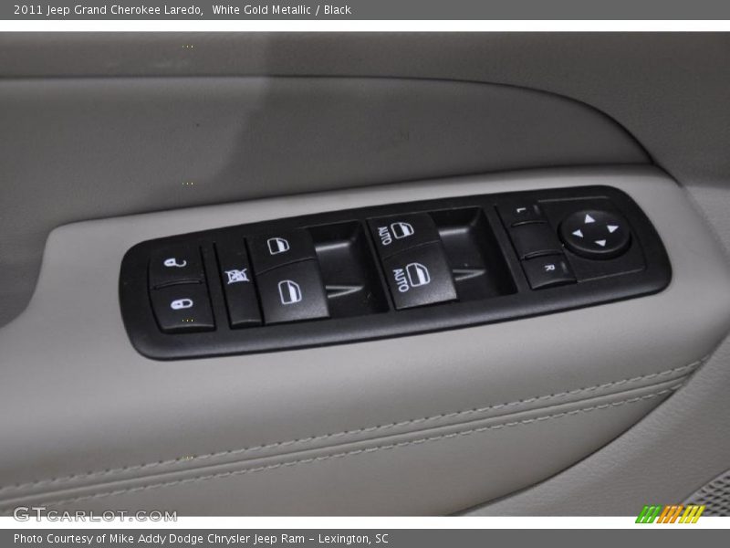 White Gold Metallic / Black 2011 Jeep Grand Cherokee Laredo