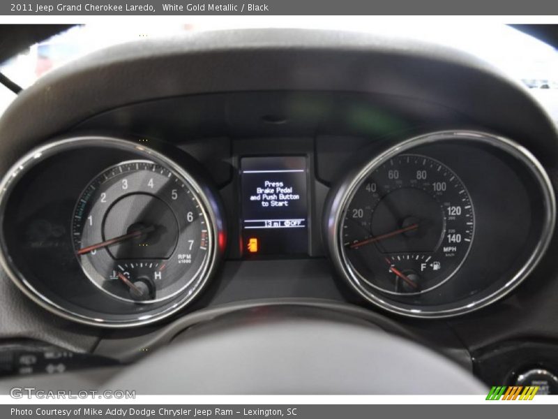 White Gold Metallic / Black 2011 Jeep Grand Cherokee Laredo