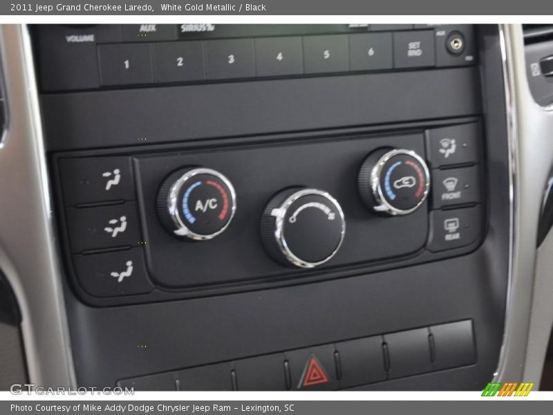 White Gold Metallic / Black 2011 Jeep Grand Cherokee Laredo