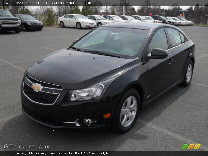 Black Granite Metallic / Jet Black 2011 Chevrolet Cruze LT