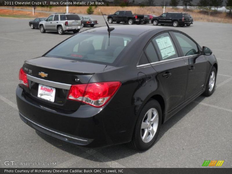Black Granite Metallic / Jet Black 2011 Chevrolet Cruze LT
