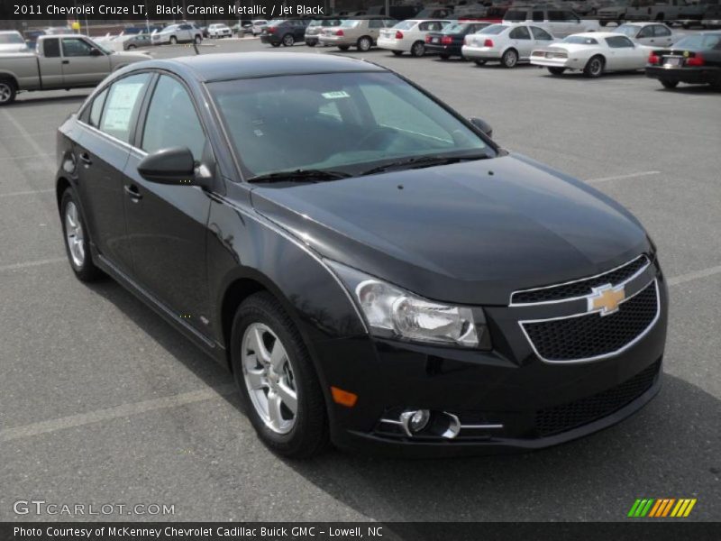 Black Granite Metallic / Jet Black 2011 Chevrolet Cruze LT