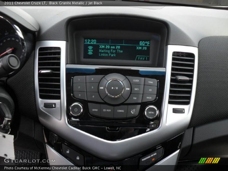 Black Granite Metallic / Jet Black 2011 Chevrolet Cruze LT