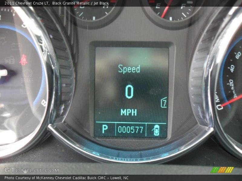 Black Granite Metallic / Jet Black 2011 Chevrolet Cruze LT